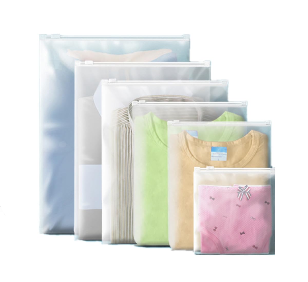 100 Pcs 6x8 Inch Resealable Ziplock Plastic Storage Bags - Small Zipper Packaging Bags for Makeup, Toiletries, Underwear & Organizing Jewelry, Crafts, Snacks - Durable Poly Bags for Home, Travel & Retail Use