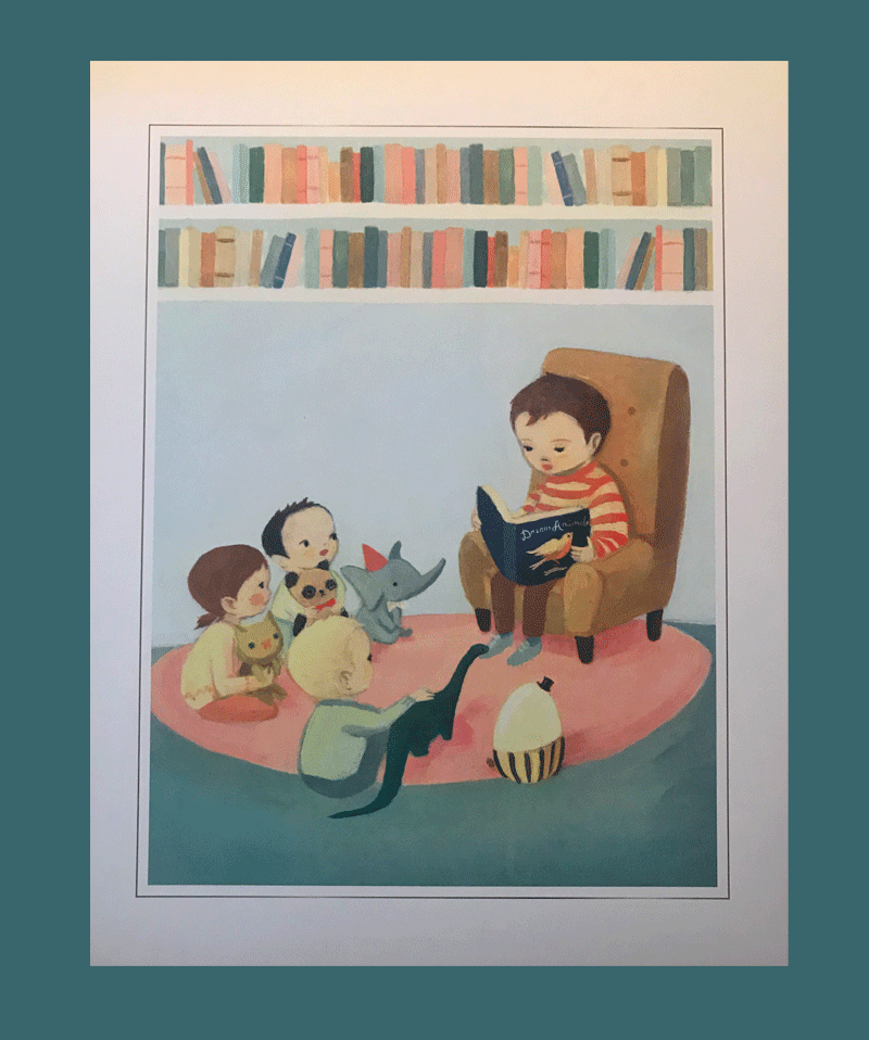 Storytime Dream World Print by Emily Winfield Martin - Whimsical Nursery Wall Art for Baby Rooms & Kids Bedroom Decor
