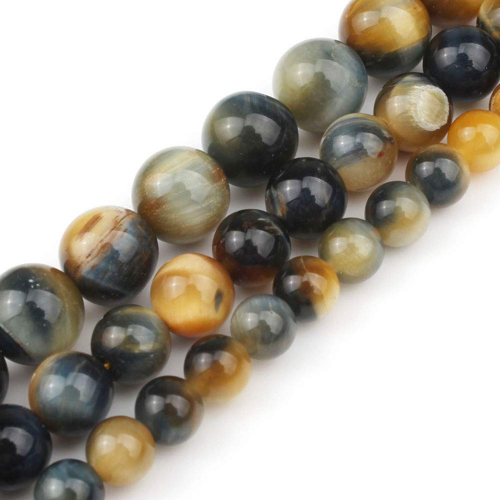 Natural Dream Yellow Tiger Eye Stone Beads - 15inch 10mm Gemstone Beads for Jewelry Making - DIY Bracelets, Necklaces & Spiritual Healing Jewelry
