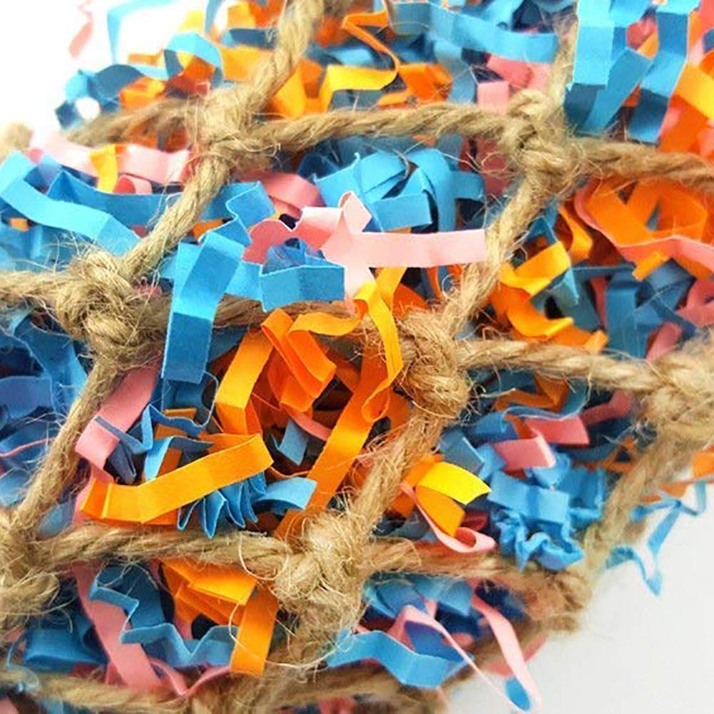 Durable Chewing Mesh Bag Toy for Birds & Parrots - Interactive Foraging & Enrichment Activity for Small Pets