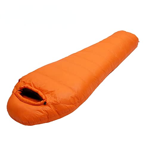 Premium 850G White Goose Down Sleeping Bag for Adults - Ultra Warm & Thermal for Winter Camping, Hiking, Backpacking - 4 Thickness Options for All-Season Outdoor Adventures