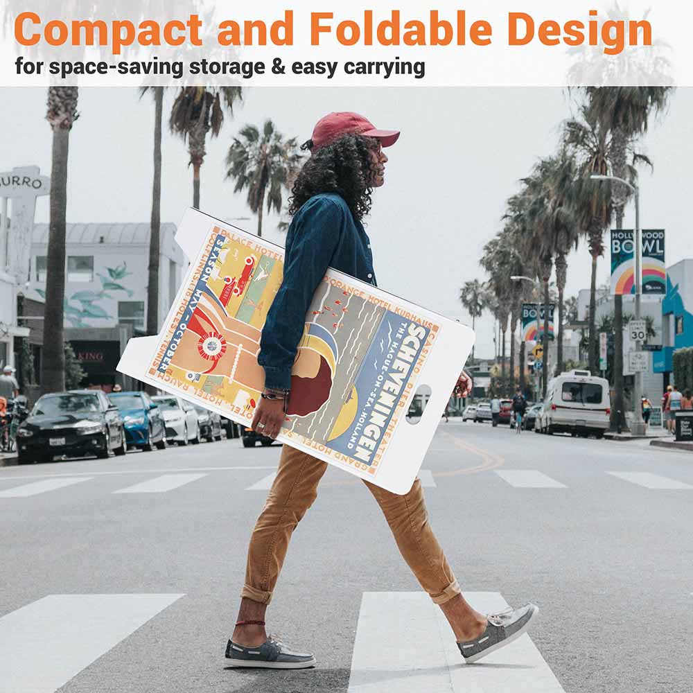 TheLAShop 19x32 Sidewalk Sign A-Frame Sandwich Board with Handle - Durable Outdoor Advertising Sign for Restaurants, Retail Stores & Events - Perfect for Sidewalk Sales, Promotions & Daily Specials