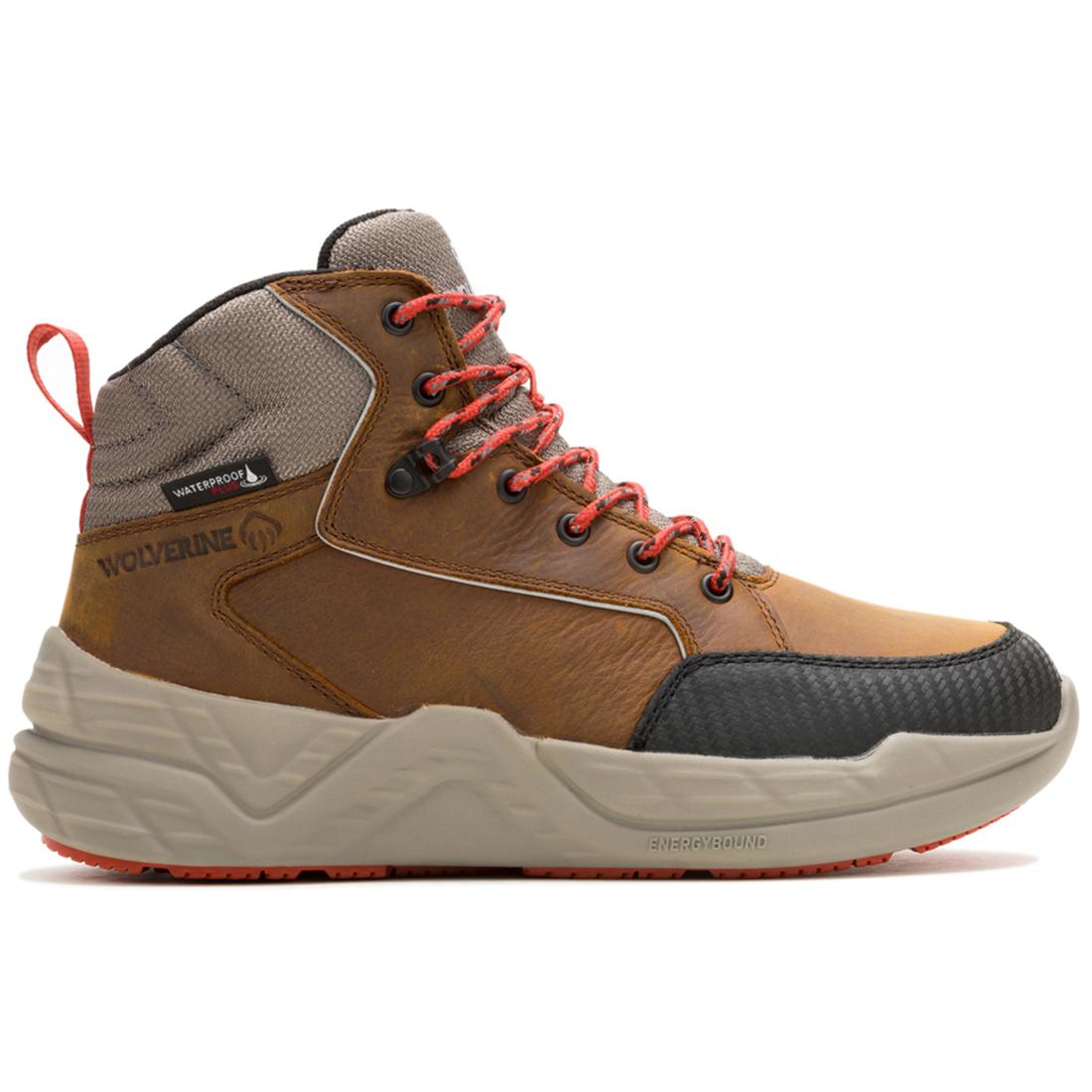 Proshift LX Energy Rebound Waterproof Soft Toe Work Boots for Men - Slip Resistant & Comfortable Safety Shoes for Construction, Hiking & Outdoor Work
