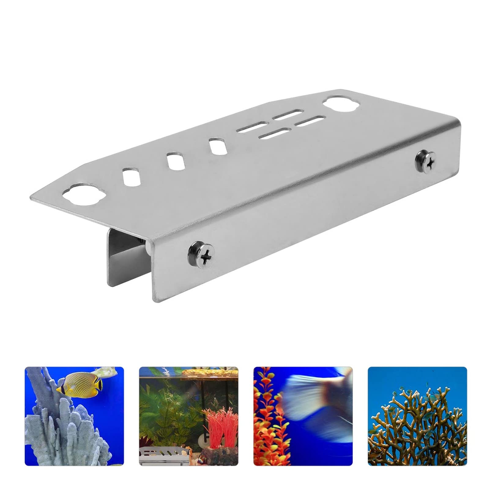 Balacoo Aquarium Cleaning Tools Set - Scraper, Spatula, Tweezers, Scissors & Storage Rack for Fish Tank Maintenance | Essential Aquatic Plant Care & Algae Removal Kit for Home Aquariums