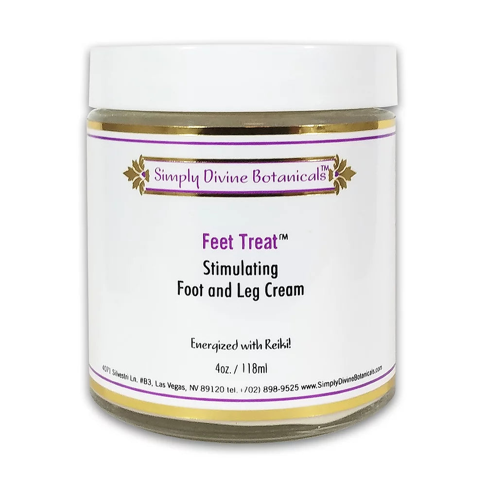 Feet Treat – Stimulating Foot & Leg Cream for Dry Skin Relief & Relaxation | Moisturizing Therapy for Athletes, Nurses & Standing Workers
