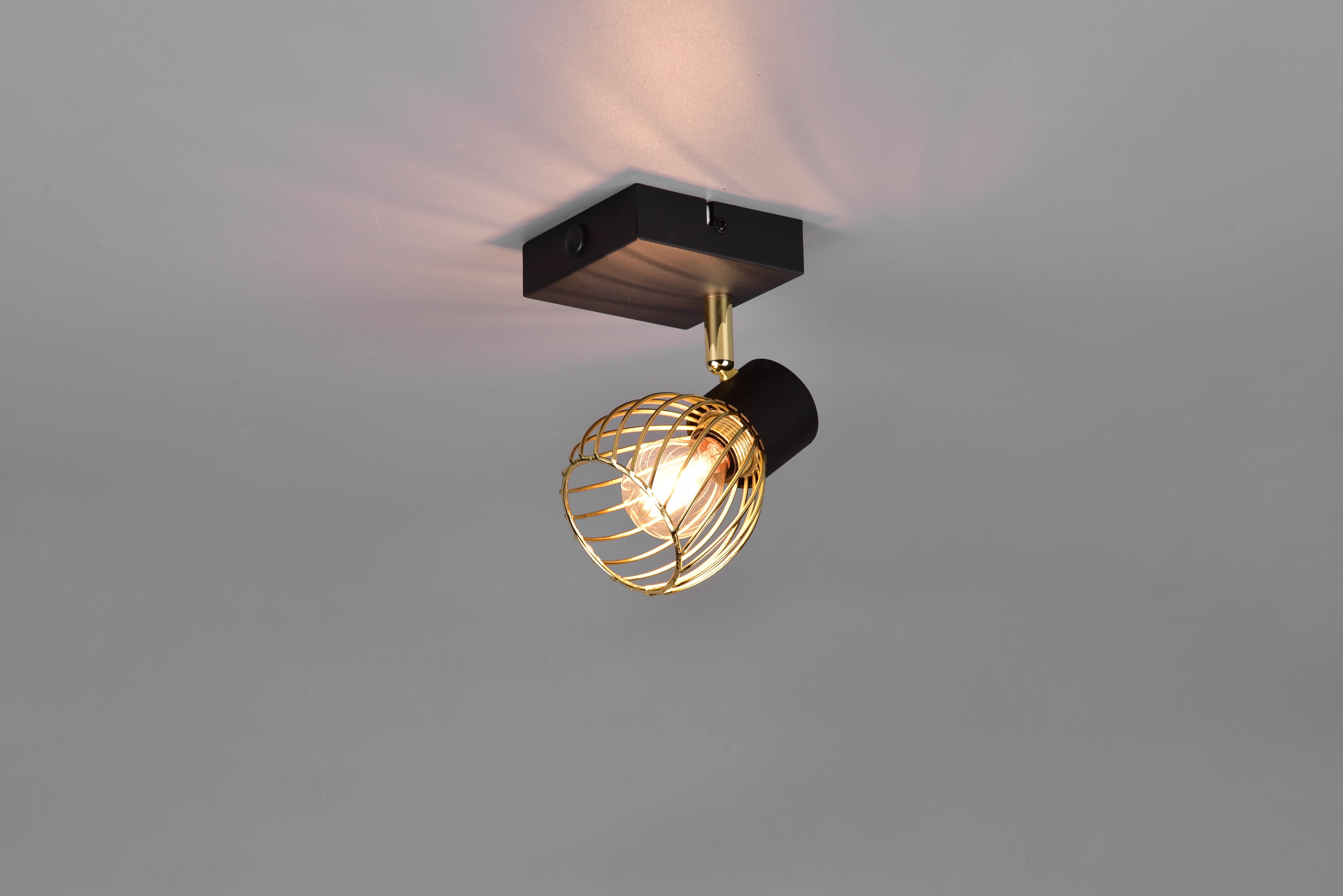 Ardon Black & Gold Wall and Ceiling Spotlight - Modern LED Recessed Lighting for Home, Office, and Retail Spaces