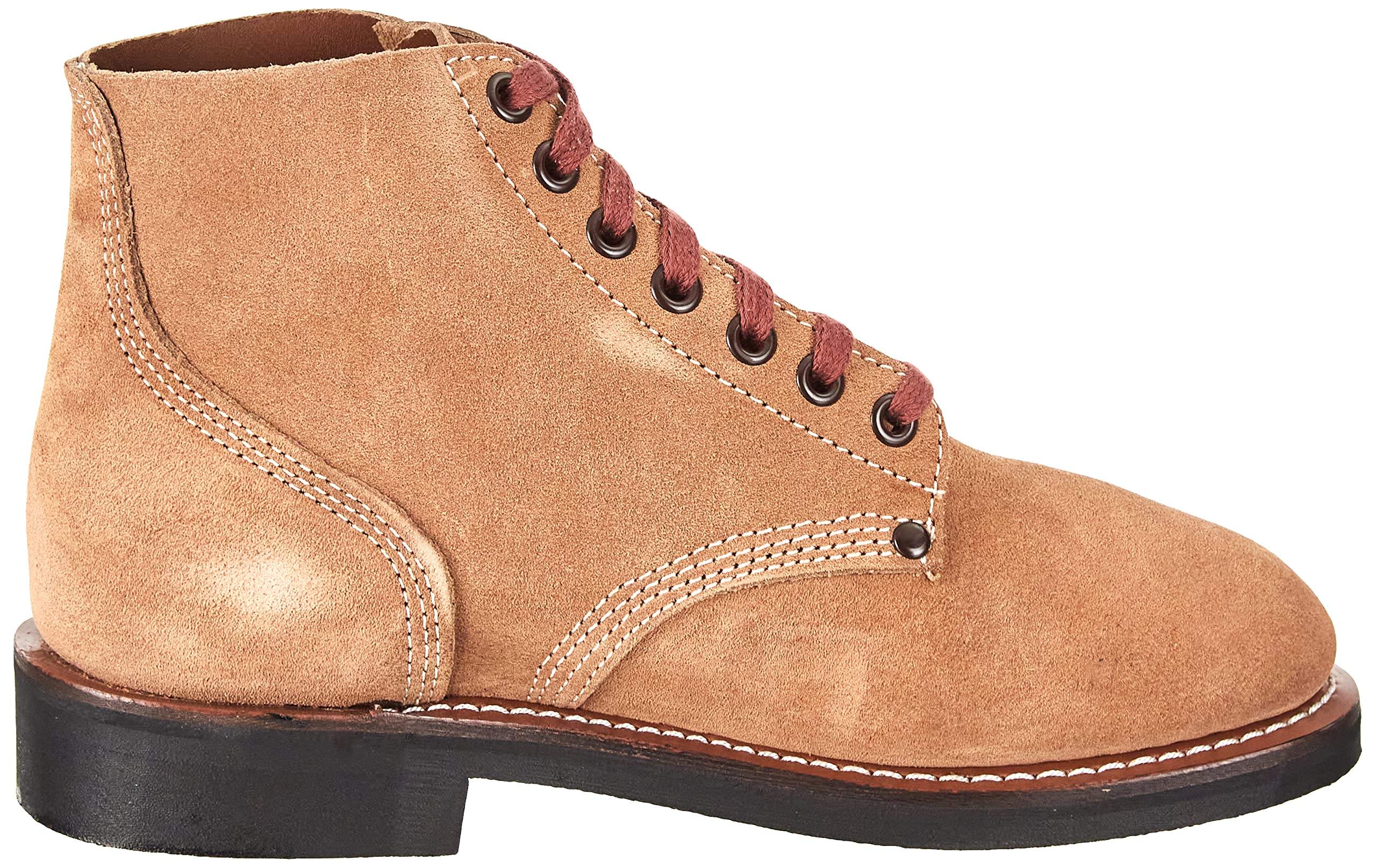 Mil-Tec American 'Rough Out' Ankle Boots - Durable Military Style Boots for Men (US Size) - Perfect for Hiking, Outdoor Work & Tactical Use
