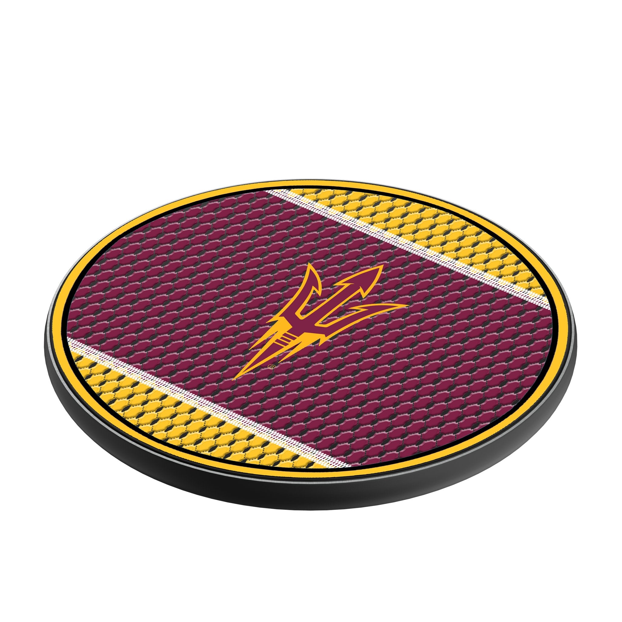 Arizona State University Sun Devils 15W Fast Wireless Charger - Perfect for Home, Office, and Travel Charging Needs