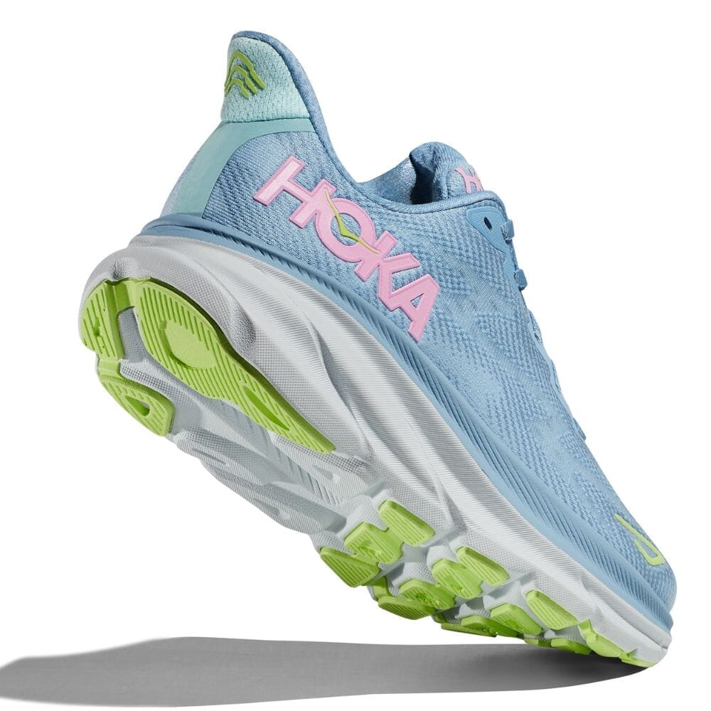 Hoka Women's Clifton 9 Wide Running Shoes - Lightweight Cushioned Sneakers for Road Running, Jogging & Walking - Comfortable Athletic Shoes for Women with Arch Support