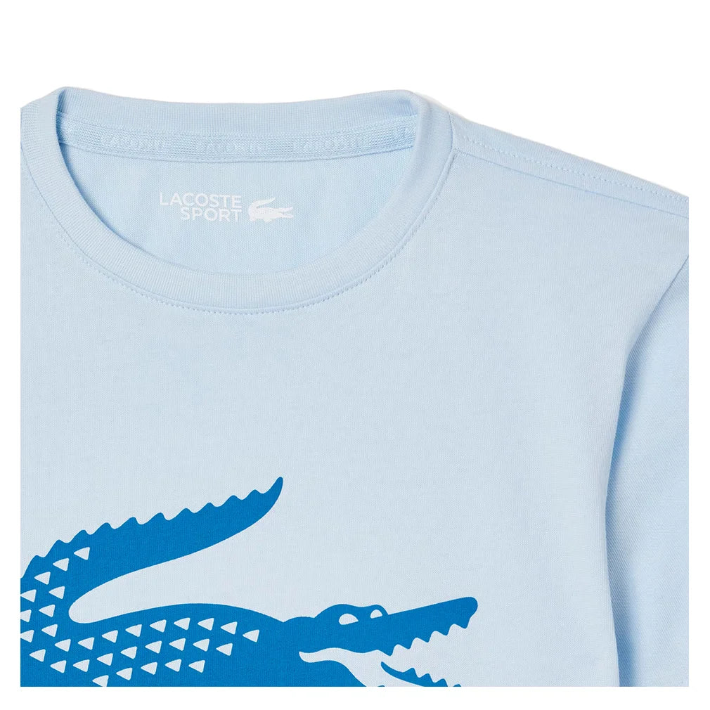 Boys' Oversized Croc Tennis Top in Rill and Gipsy Blue | Trendy Casual Wear for School, Sports & Everyday Outfits