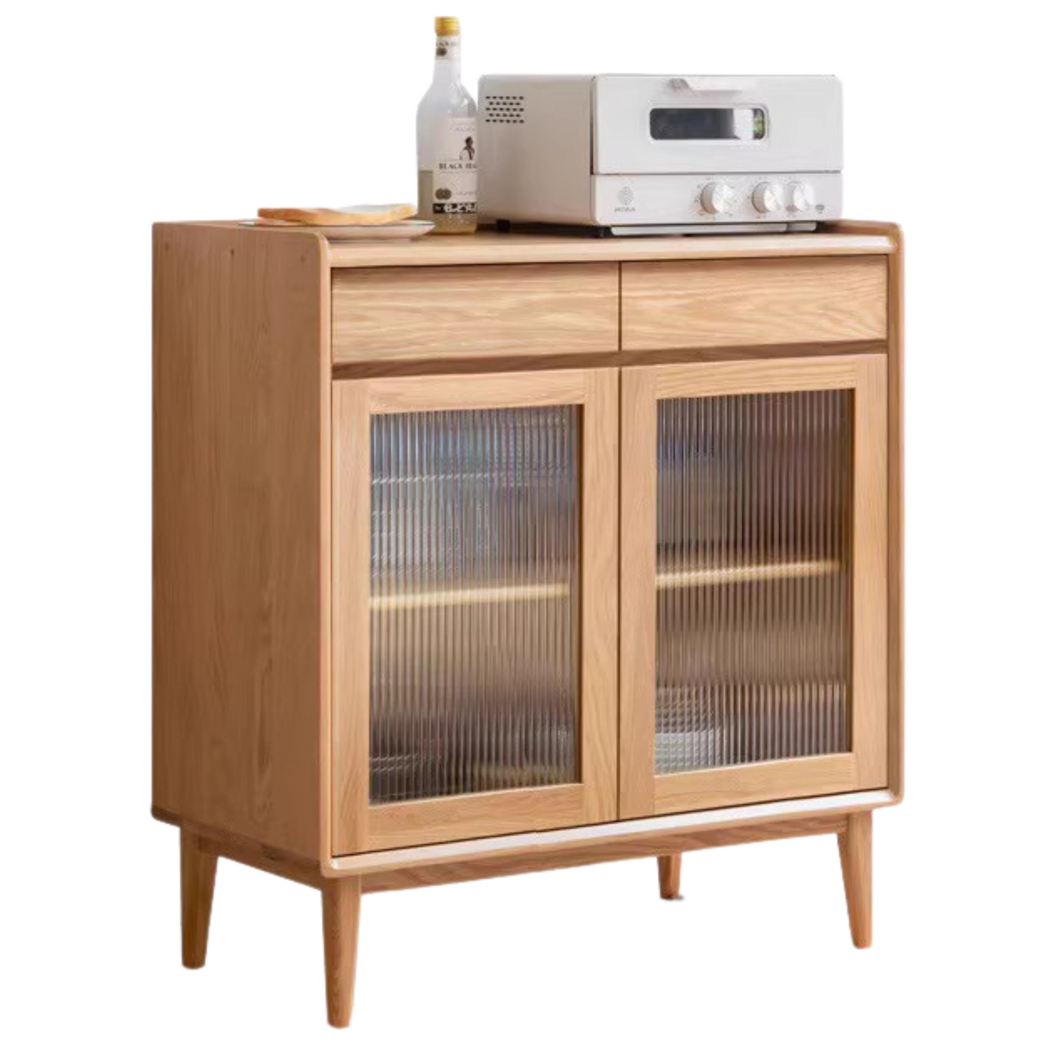 39.4x15.7x37 inch / 100x40x94сm /  Natural wood color / solid wood sideboard
