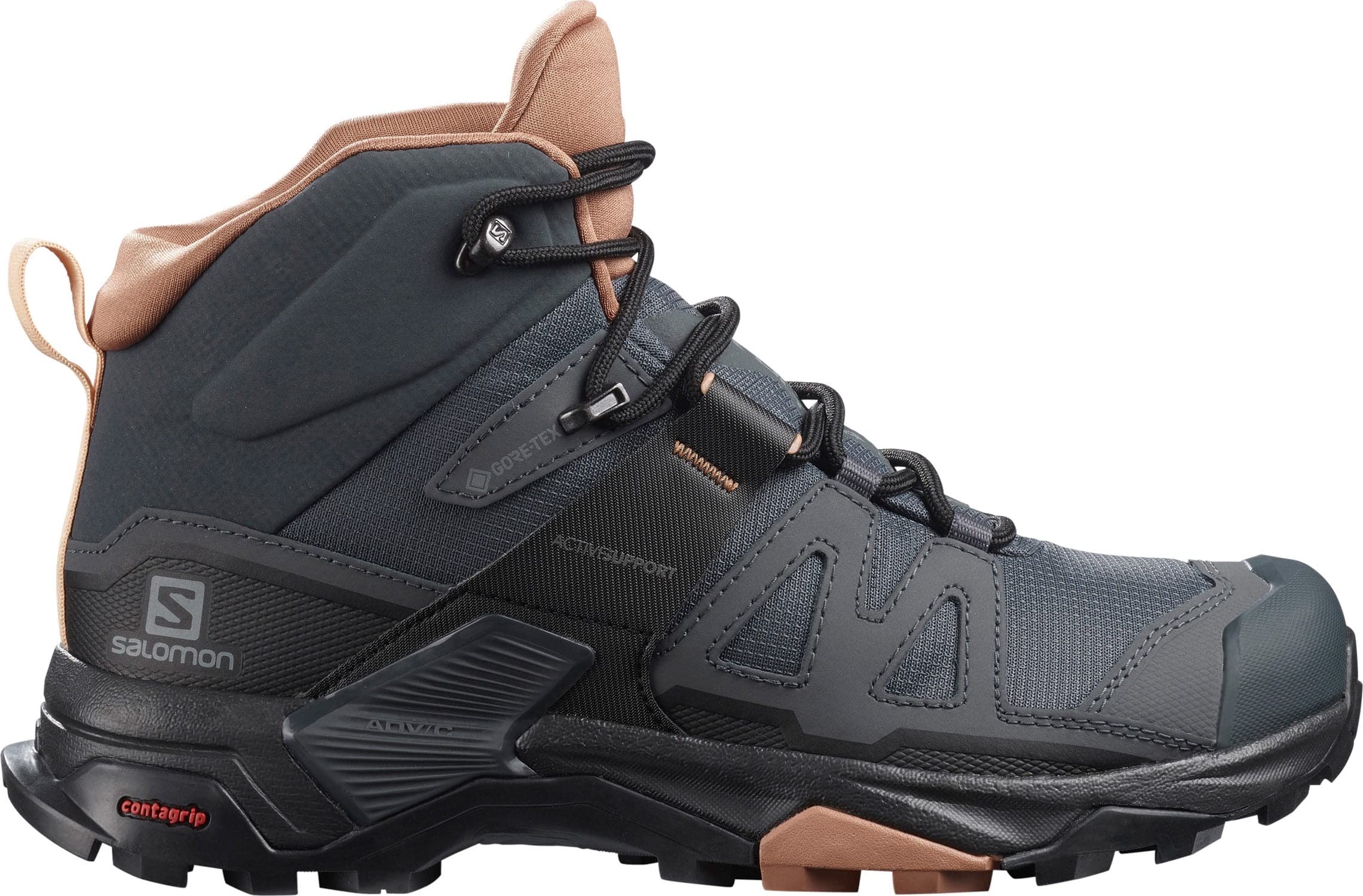 Salomon Women's X Ultra 4 Mid Gore-Tex Waterproof Hiking Boots - Lightweight & Durable for Outdoor Adventures, Trail Running & Backpacking