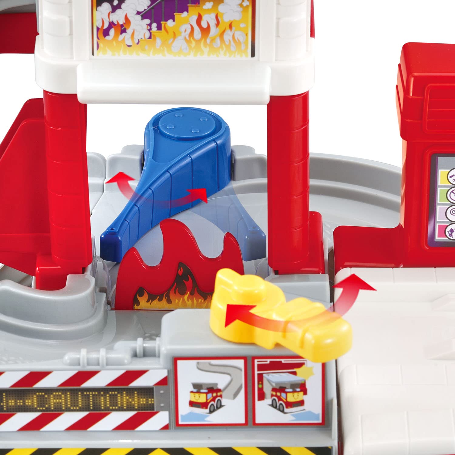 VTech Go! Go! Smart Wheels Rescue Tower Firehouse Playset - Interactive Learning Toy for Toddlers & Kids - Perfect for Pretend Play, Firefighter Role Play & Early Childhood Development