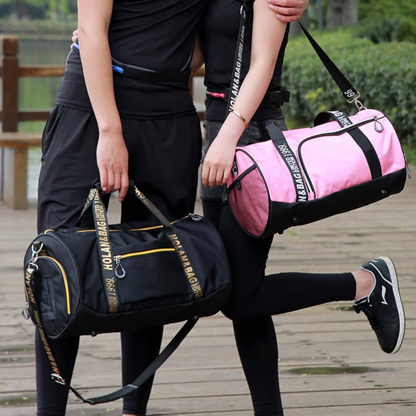 Roegadyn Waterproof Sports Bag for Women - Lightweight Gym Duffel Bag with Shoulder Strap - Perfect for Outdoor Workouts, Travel & Yoga Accessories Storage