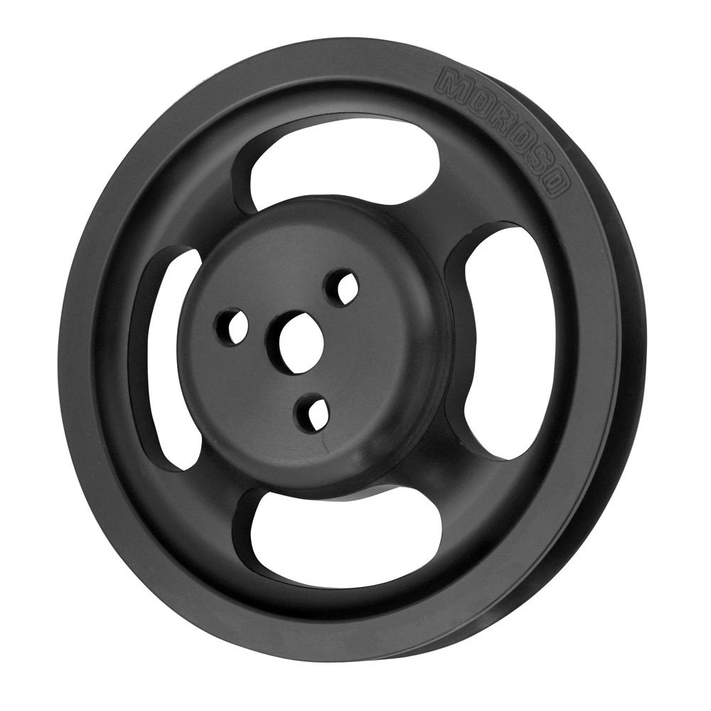 Moroso 64887 Vacuum Pump Pulley - Offset V-Belt Replacement for Automotive Performance & Racing Engines | Perfect for Superchargers, Turbo Systems & High-Performance Builds