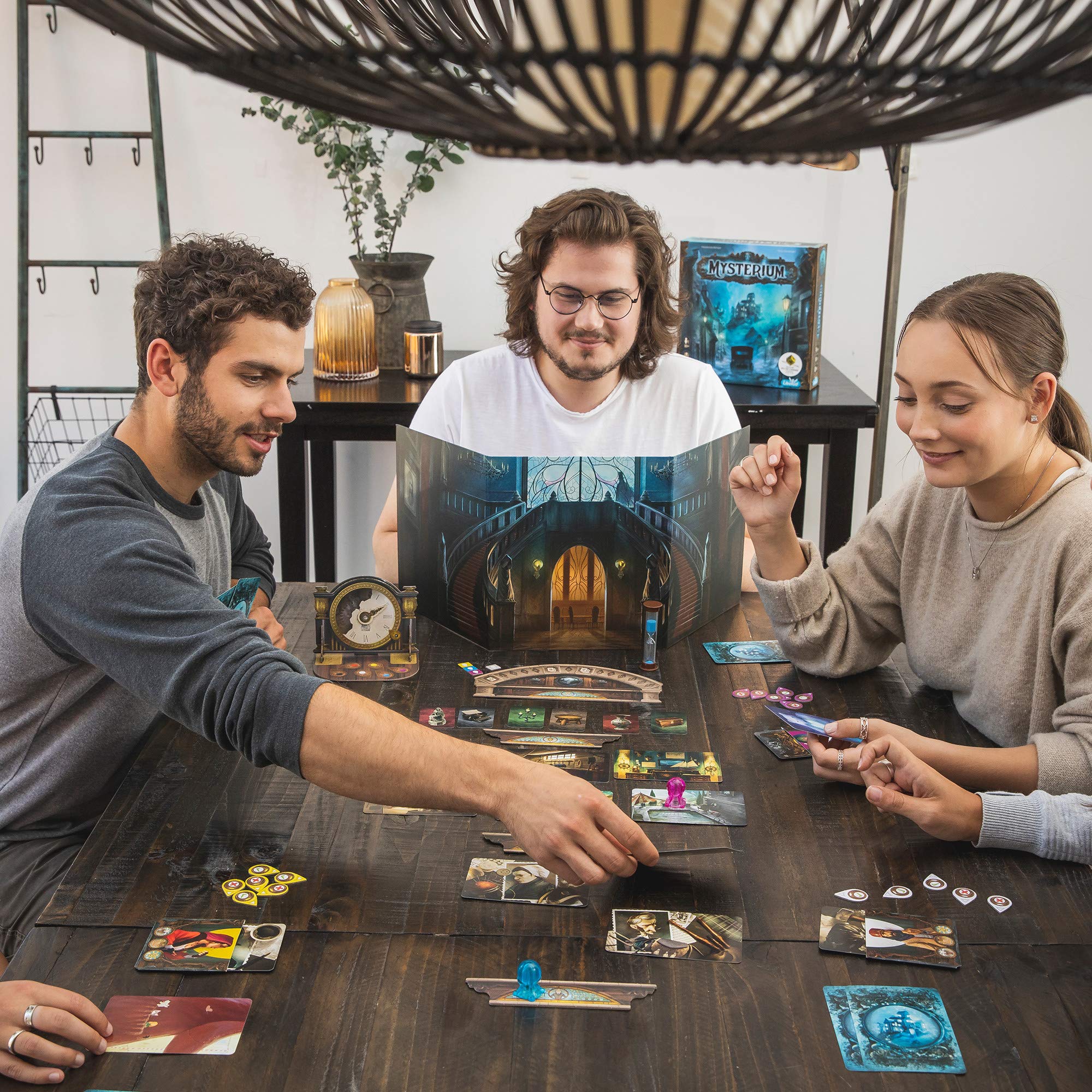 Mysterium Board Game (Base Game) | Cooperative Mystery Game for Adults & Kids Ages 10+ | Family Game Night Fun | 2-7 Players | 45 Min Playtime | Perfect for Parties & Team Building | by Libellud
