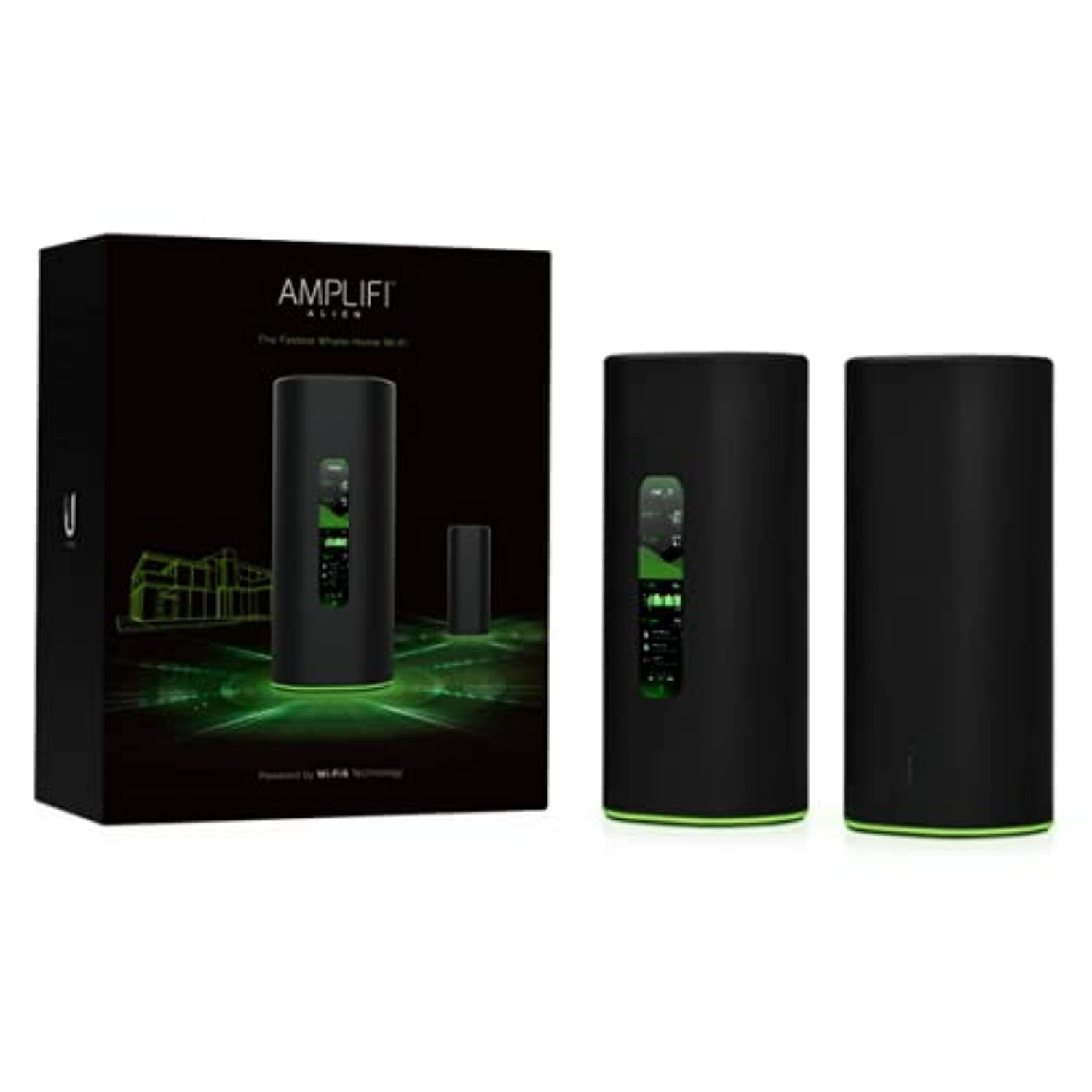 Ubiquiti AmpliFi Alien AFI-ALN WiFi 6 Tri-Band Mesh Router System | High-Speed AX5400 Wireless Network | Whole Home Coverage | Perfect for Gaming, Streaming & Smart Home Devices