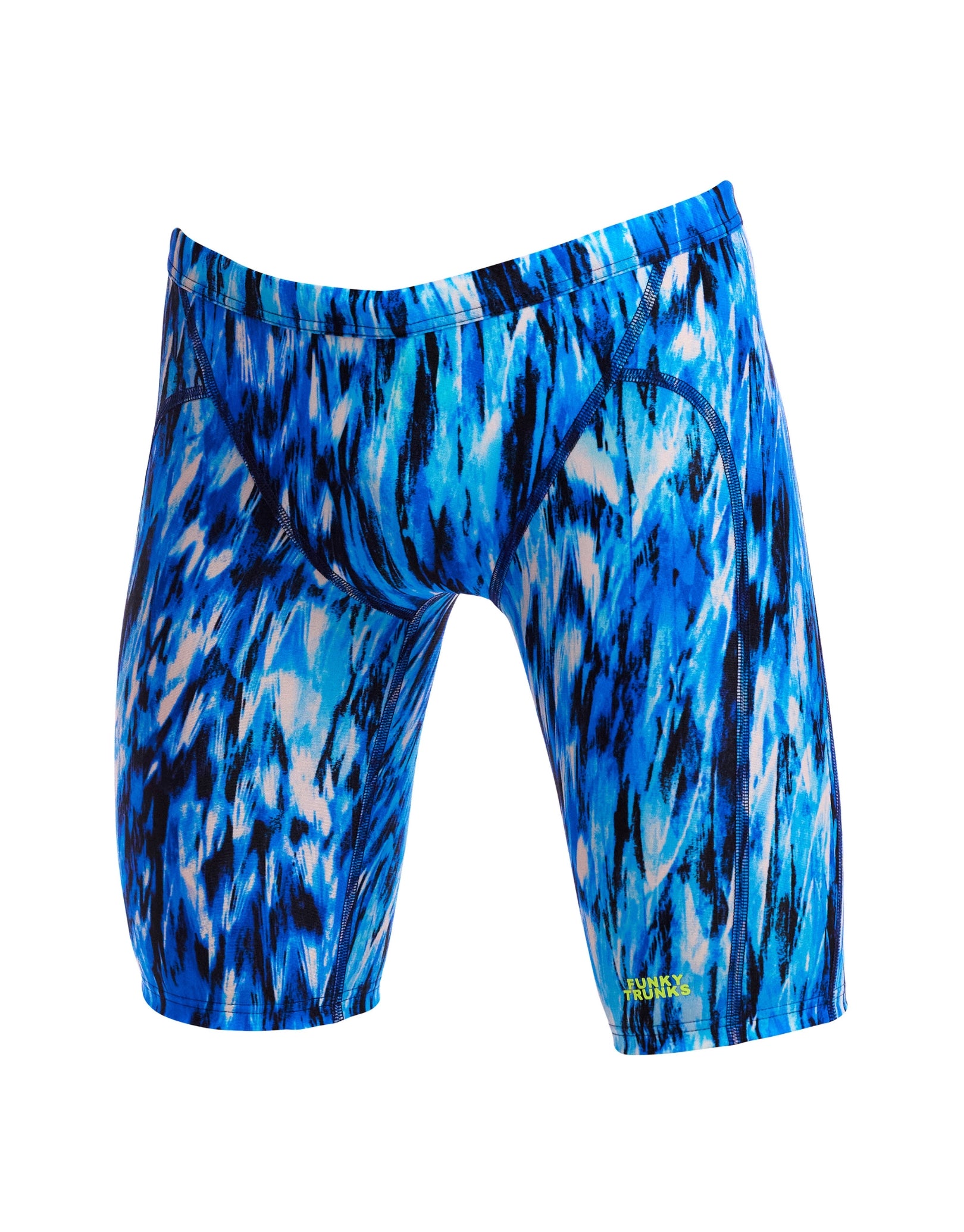 Boys Wing Streak Swim Training Jammer - Blue | Competitive Swimwear for Youth Athletes | Perfect for Swim Practice, Lessons & Water Sports