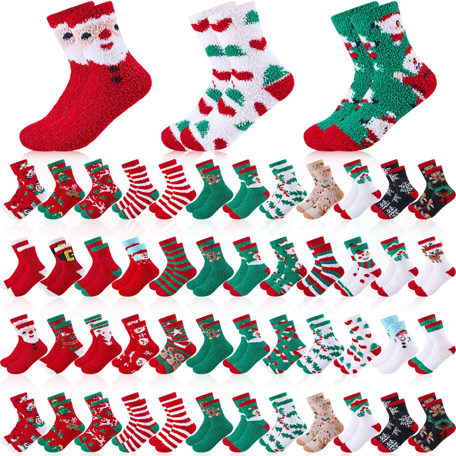 150 Pairs Christmas Socks Bulk Pack - Cozy Fuzzy Slipper Socks for Women, Colorful Novelty Winter Gifts (Xmas, New Year) - Perfect for Holiday Parties, Stocking Stuffers & Winter Comfort