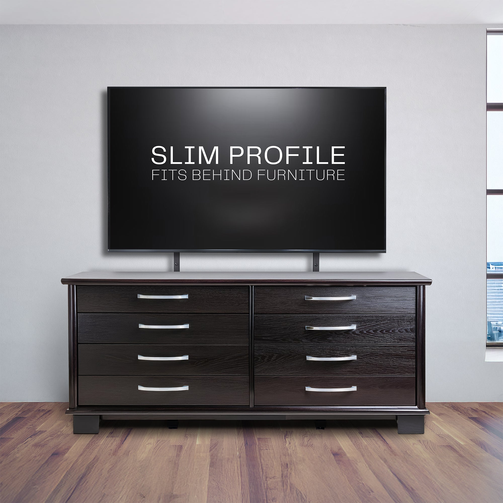 Heavy Duty TV Floor Stand - Adjustable Universal TV Mount for 32-70 Inch Flat Screen TVs - Sturdy Metal Base for Living Room, Bedroom, or Office Use