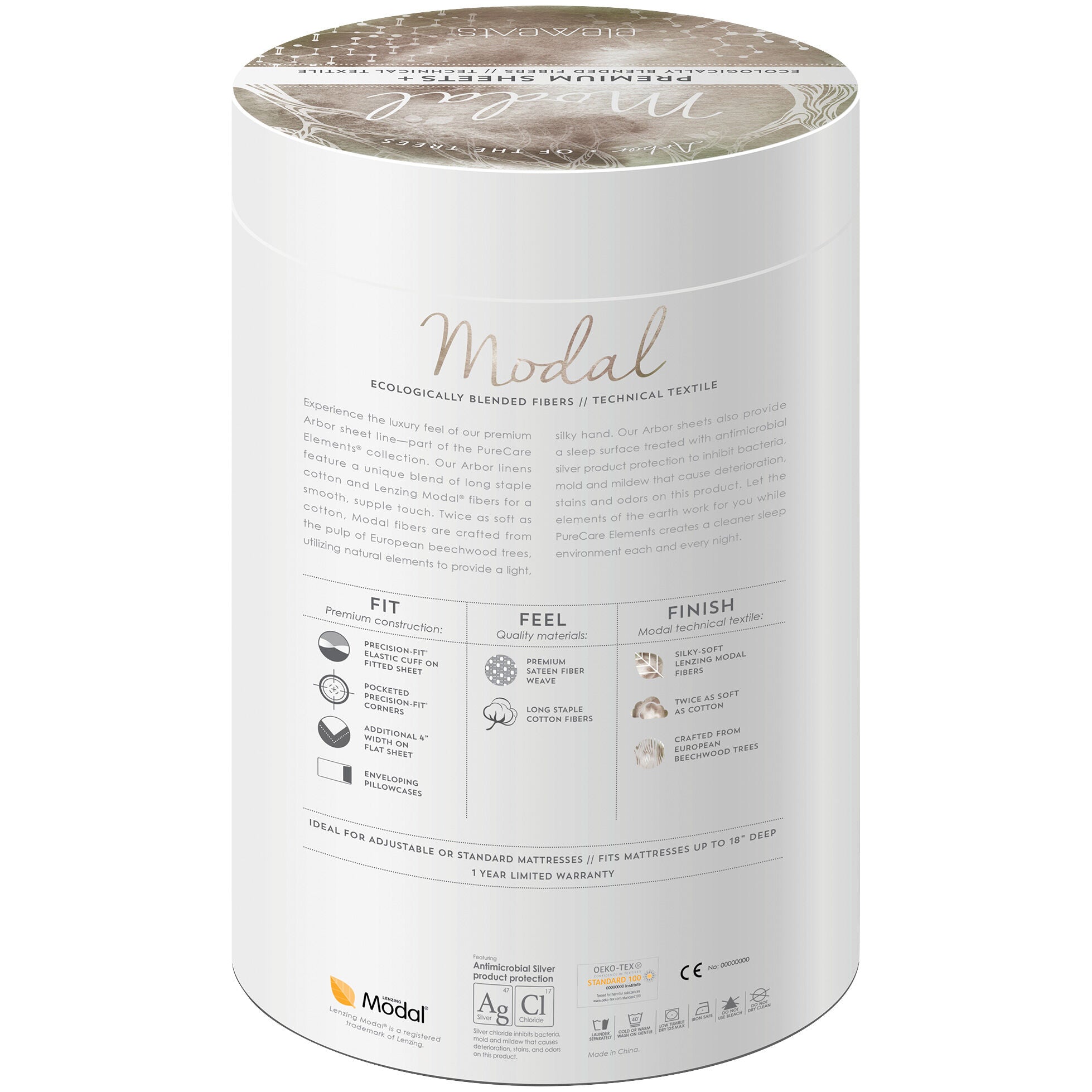 Premium 4-Piece Modal Sheet Set - Soft Breathable Bedding for Ultimate Comfort - Perfect for Home, Hotel, and Guest Room Use