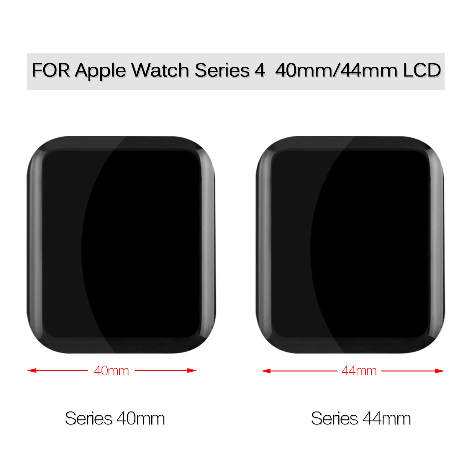 Apple Watch Series 4 LCD Screen Replacement 40mm/44mm Display Touch Digitizer Assembly - Repair Kit with Screen Protector & Tools (Compatible with Apple Watch 4) - Perfect for DIY Fixes, Home Repairs, and Watch Restoration Projects