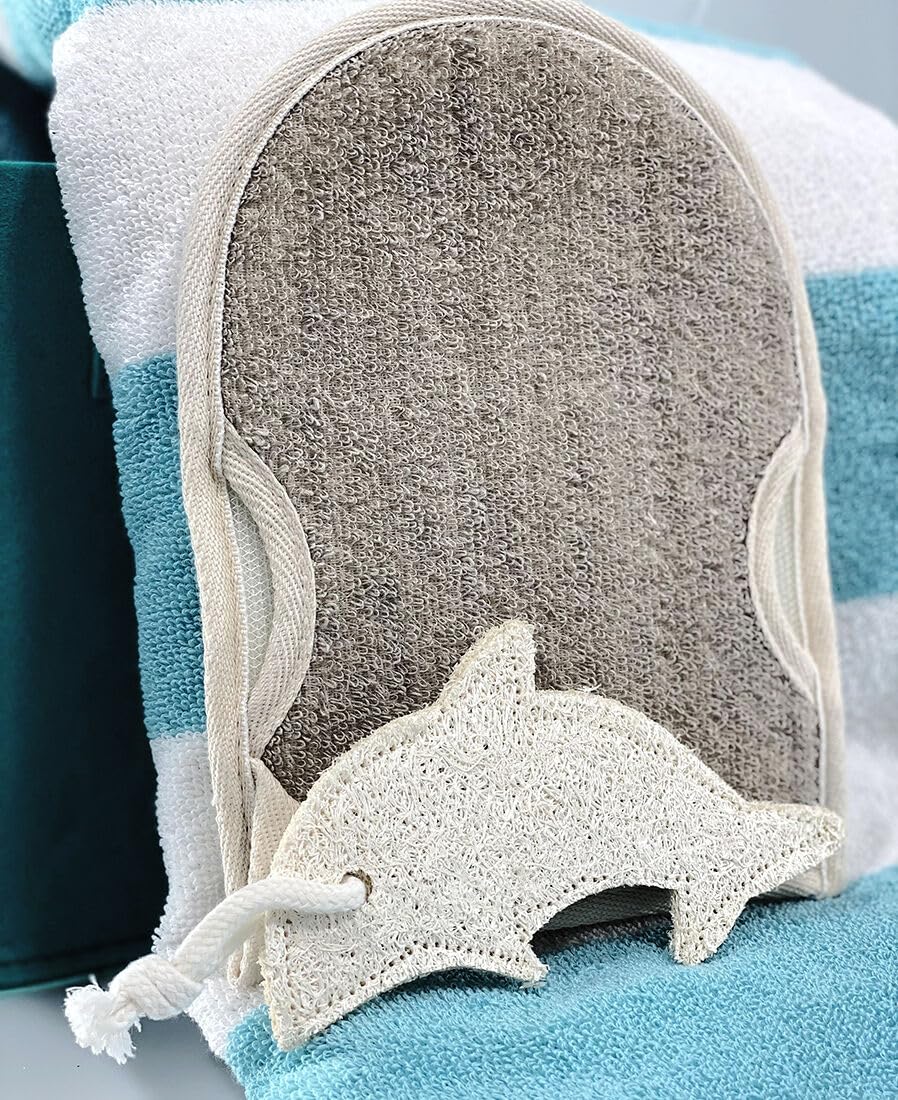 Luxury Bath Gift Set for Women - Spa Self Care Gift Ideas for Mom, Her, Sister, Wife & Female Friends - Includes Dolphin Loofah - Perfect for Birthdays, Anniversaries & Relaxation Gifts