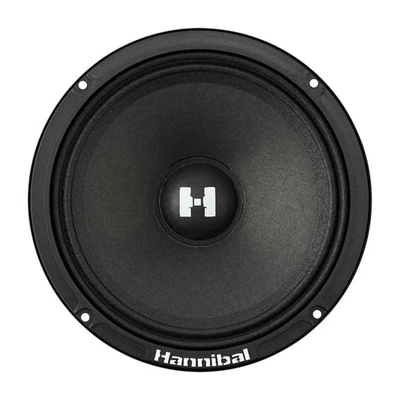 Hannibal HM 6E+ 6.5 Inch Mid Range Speakers Pair - High Performance Car Audio Speakers for Clear Sound - Perfect for Car Audio Systems, Home Theater, and Live Music Performances