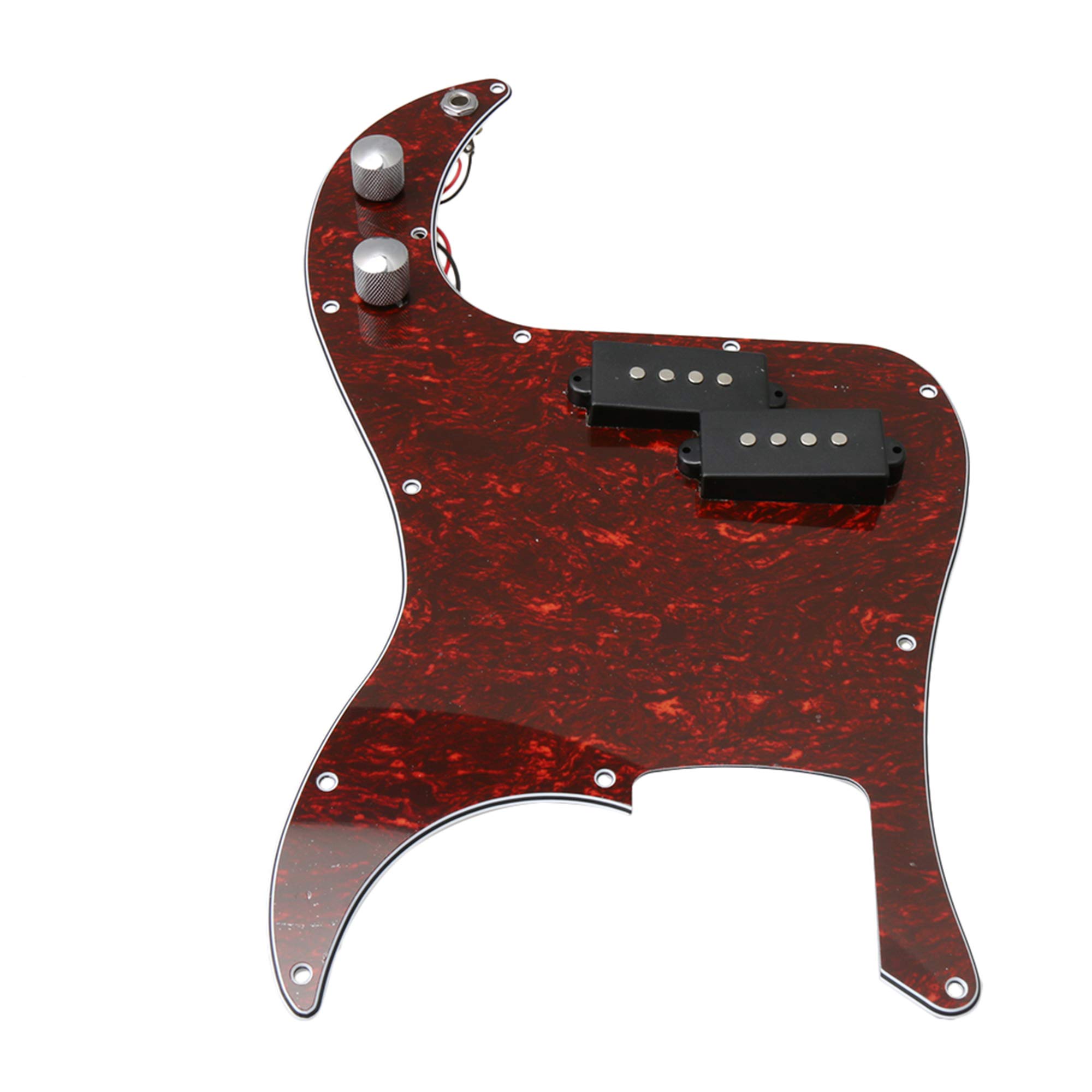 Lovermusic 3-Ply Acoustic Guitar Pickguard - Scratch Resistant Bass Guitar Pick Guard Replacement Part | Perfect for Guitar Protection & Customization