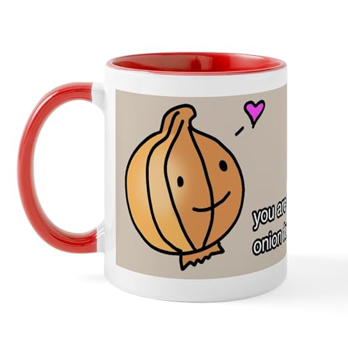 White/Red Inside - Onion Love Mug