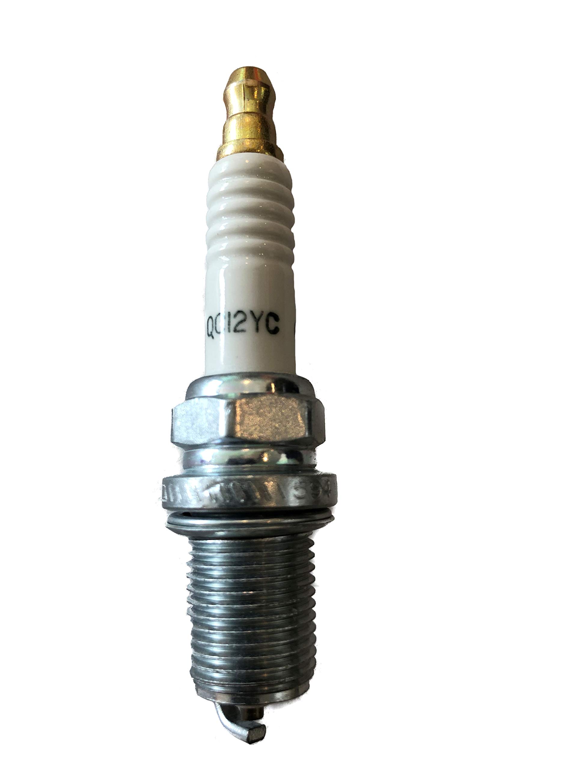 High-Performance QC12YC Nickel Alloy Spark Plugs for Lawn Mowers - Durable Ignition for Gas Lawn Mowers, Tractors & Outdoor Power Equipment - Perfect for Spring Lawn Care & Landscaping Maintenance