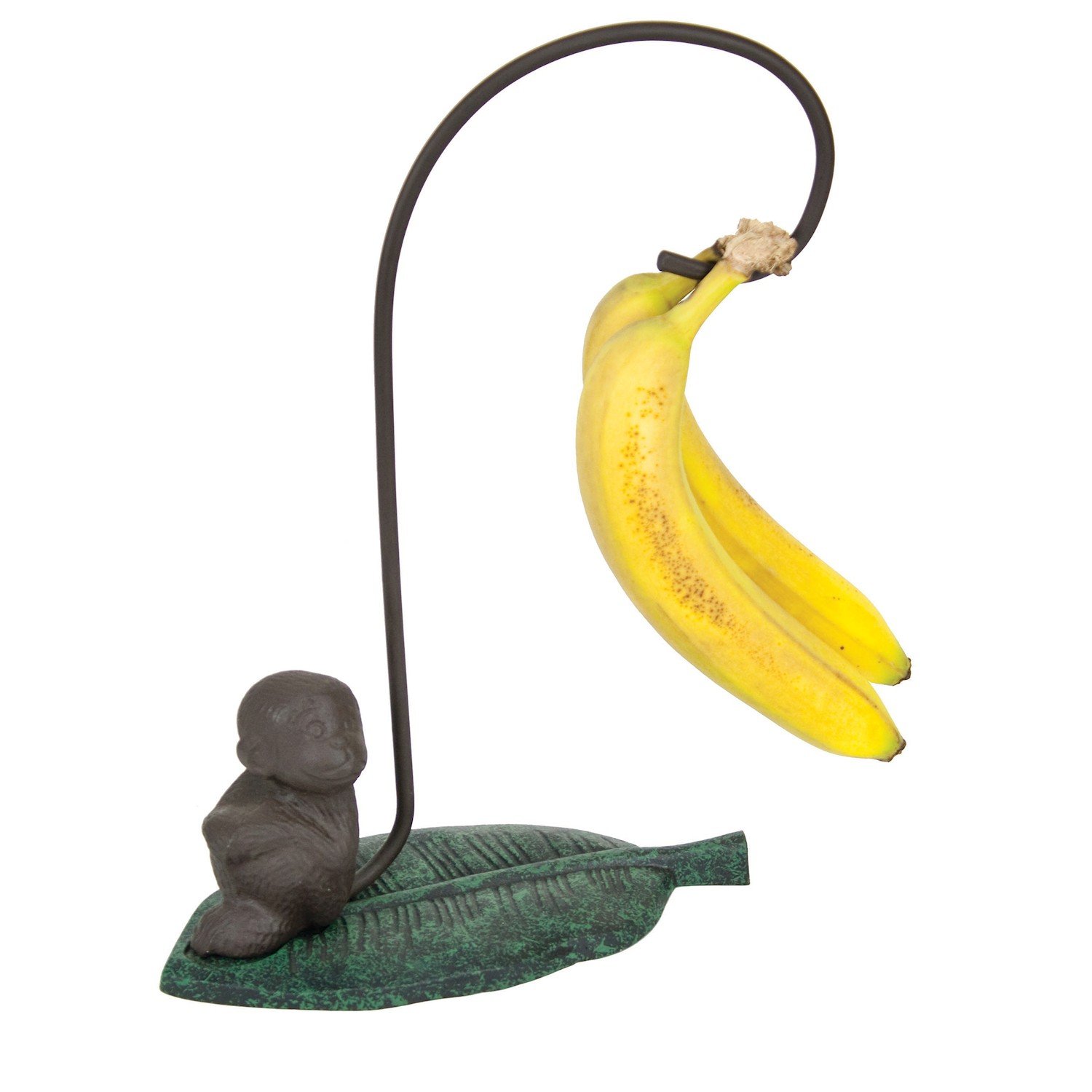 Iron Monkey Banana Holder - Durable Fruit Stand for Kitchen Countertop | Perfect for Displaying Bananas, Apples & Fruits - Ideal for Home, Office & Restaurant Use