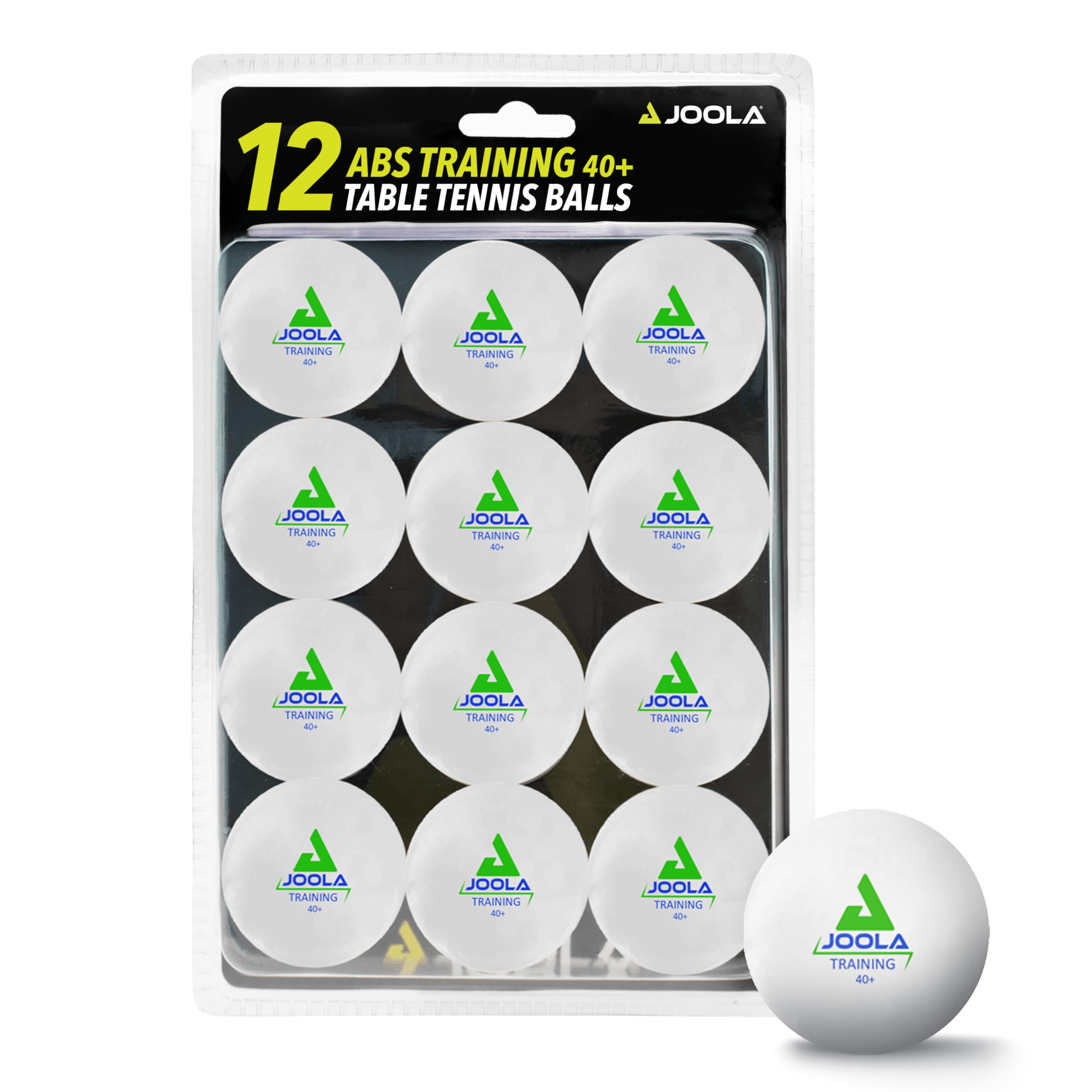JOOLA 3-Star Premium Table Tennis Balls - 40mm ITTF Approved Competition Ping Pong Balls (12/60/120 Pack) - Perfect for Tournaments, Practice & Family Fun - Great for Pets & Outdoor Games