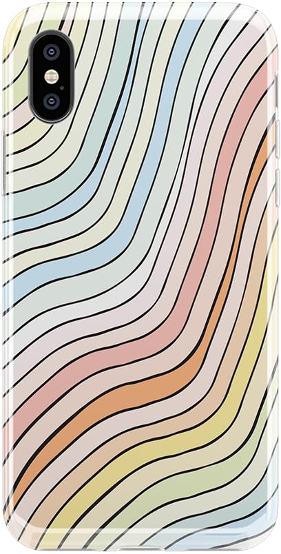 06 Ride The Wave | Pastel Rainbow Lined