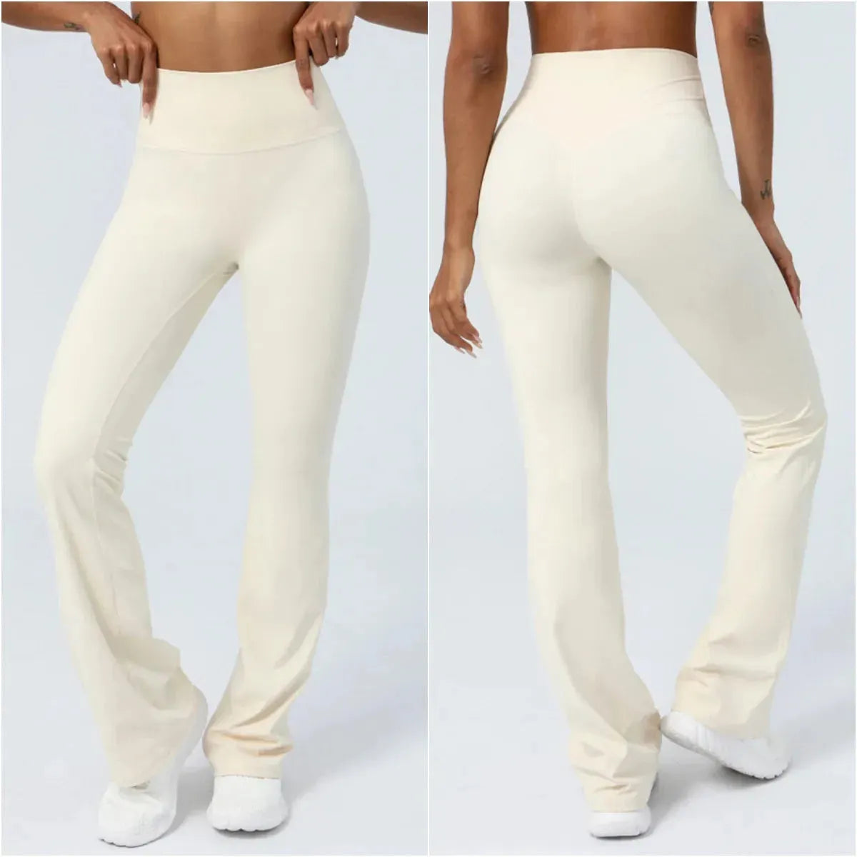 Women's High Waist Yoga Pants - 4-Way Stretch Tummy Control Workout Leggings for Running, Gym & Lounge - Bootcut Flare Pants with Sweat-Wicking Fabric (Ideal for Yoga, Pilates, Dance & Everyday Wear)
