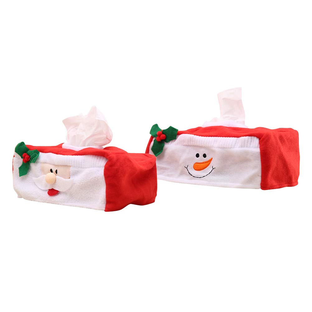 BESPORTBLE 2-Pack Napkin Holder Box - Freestanding Countertop Tissue Dispenser for Kitchen, Bar, Restaurant & Dining Room - Hand Towel Tray & Cocktail Paper Storage Container