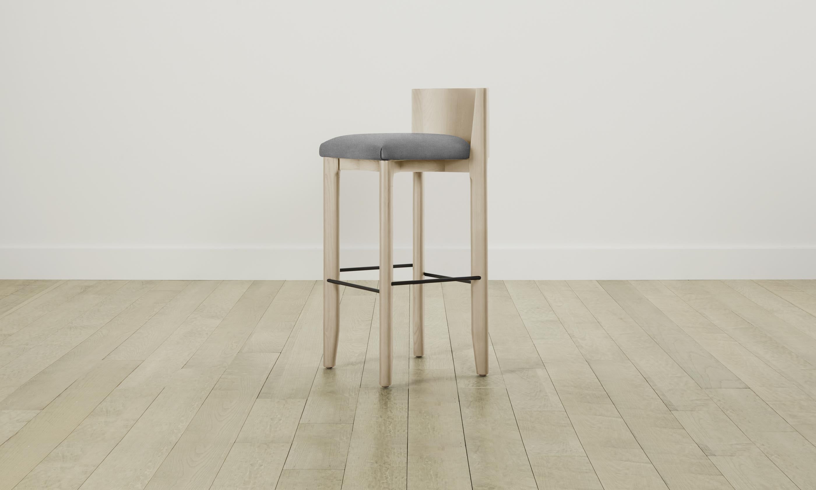 Delancey Bar & Counter Stool - Performance Mélange Weave Night - Modern Kitchen & Bar Stool for Home, Restaurant & Cafe Use