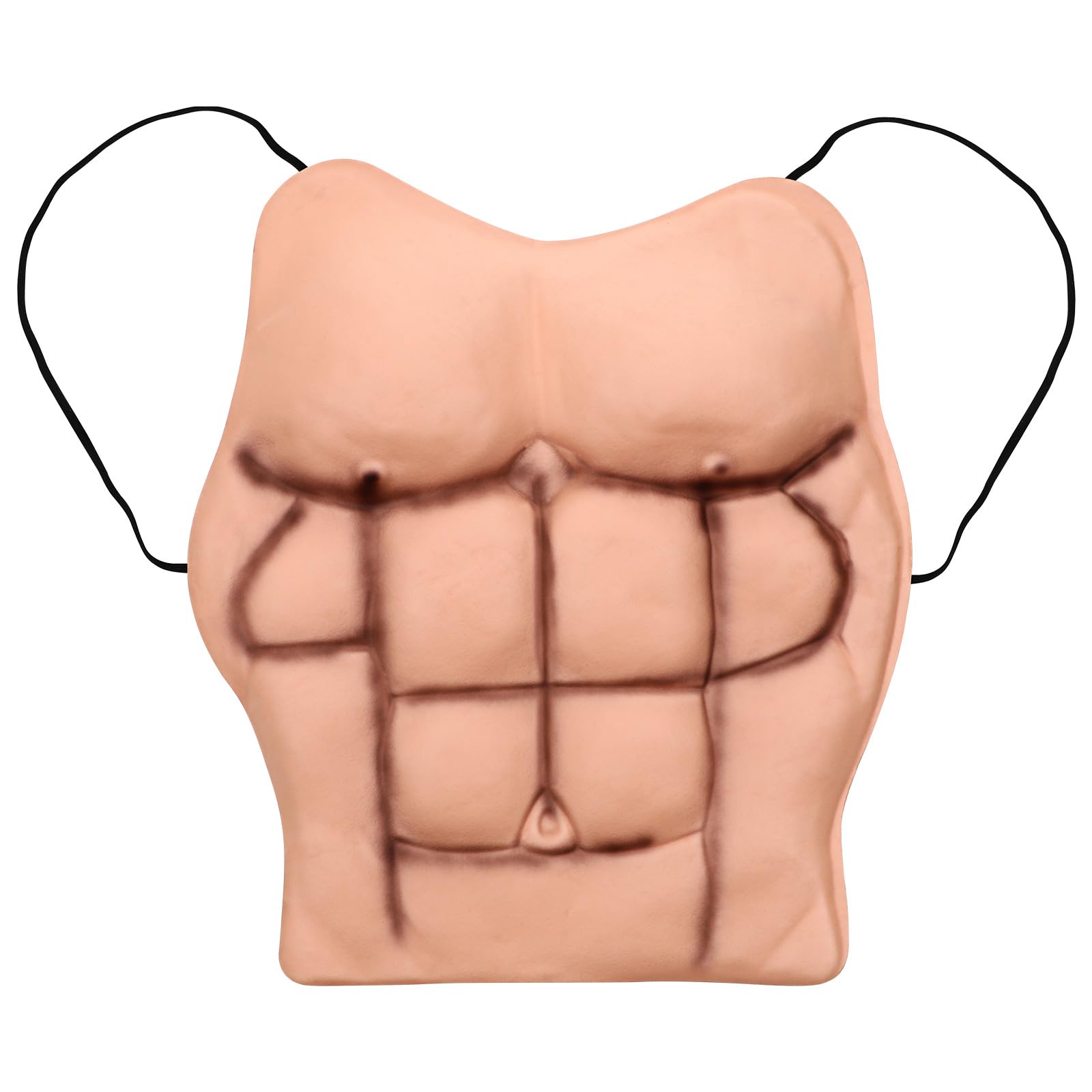 Halloween Fake Muscle & Belly Chest Makeup - Realistic Cosplay Costume Prop for Halloween Party, Masquerade & Dress Up - Perfect for Halloween Decorations & Themed Events