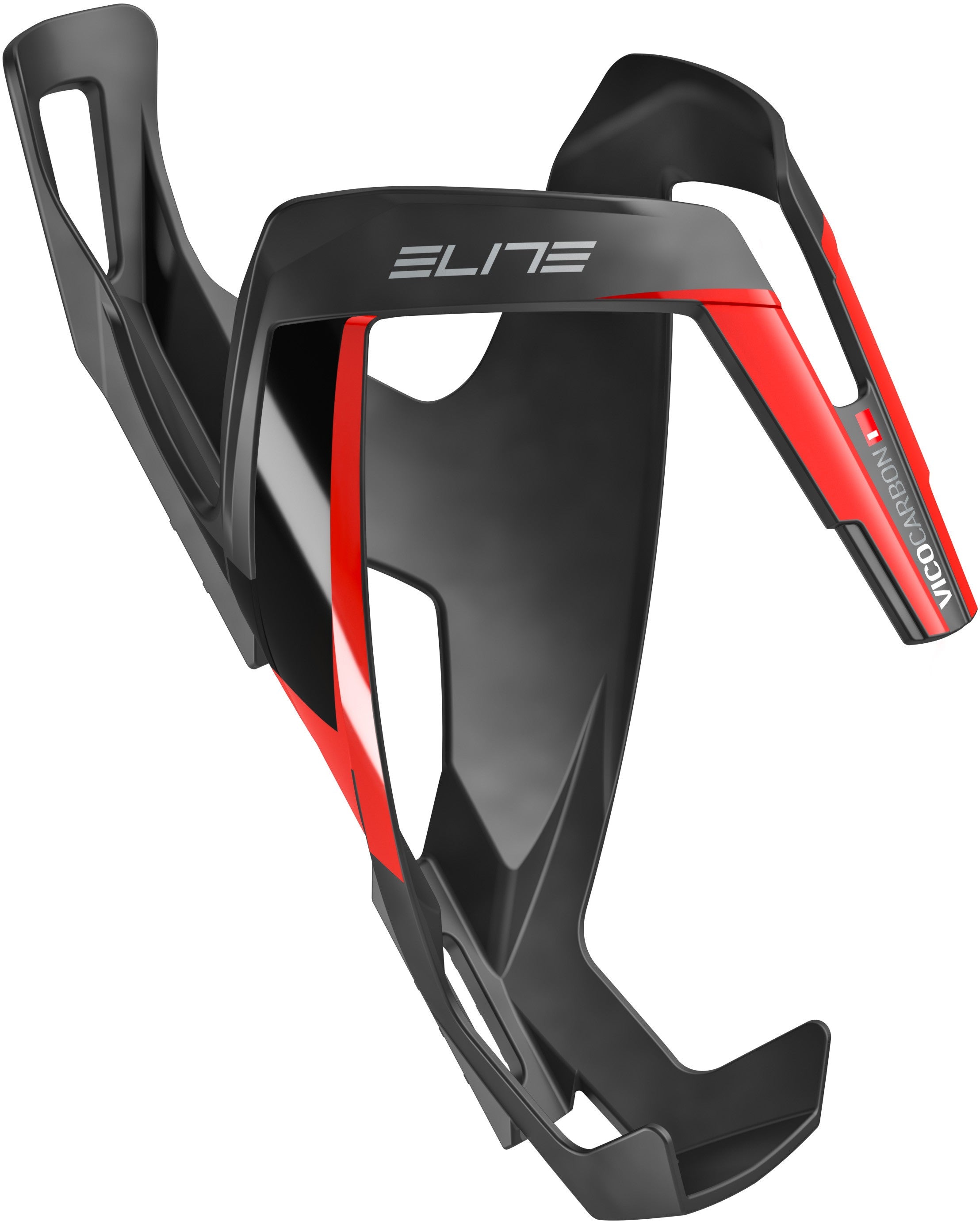 Elite Vico Carbon Fiber Bike Water Bottle Cage - Lightweight & Durable Cycling Accessory for Road & Mountain Bikes | Perfect for Commuting, Racing & Outdoor Adventures