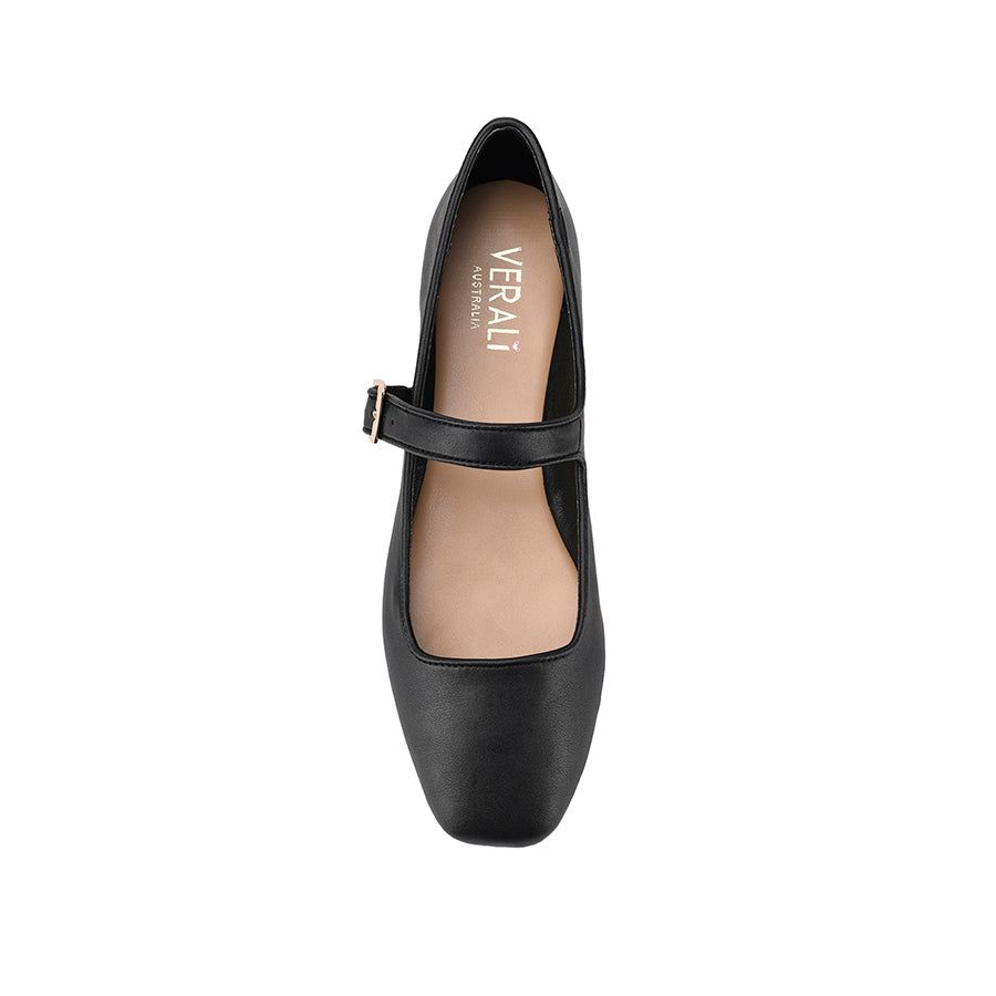 Eden Mary Jane Flats for Women - Comfortable Black Ballet Shoes | Perfect for Work, Casual Wear & Dance