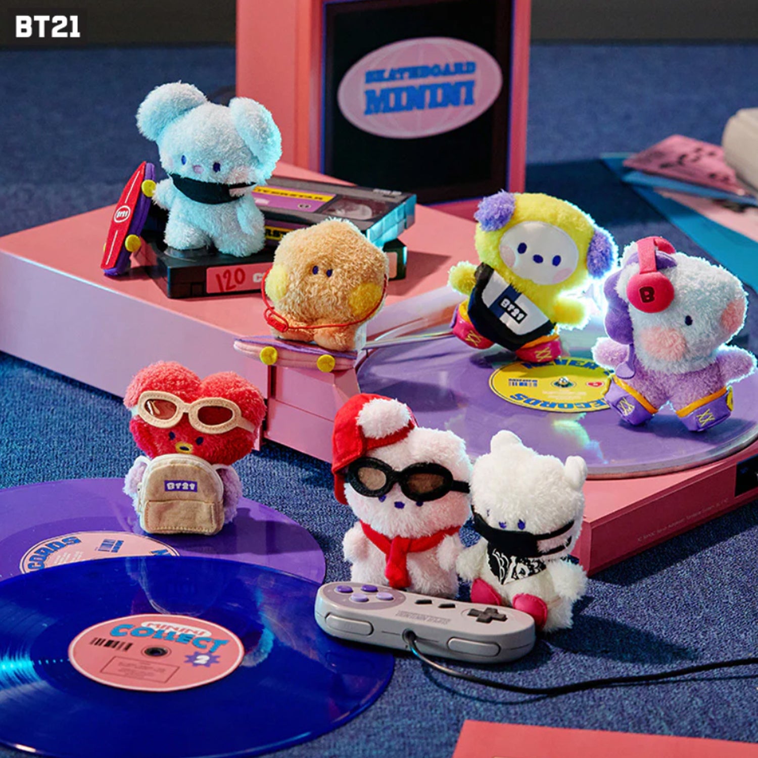 BT21 MINI Plush Toy - Cute & Soft Collectible Stuffed Animal for BT21 Fans | Perfect for Gifts, Room Decor, and Cuddling
