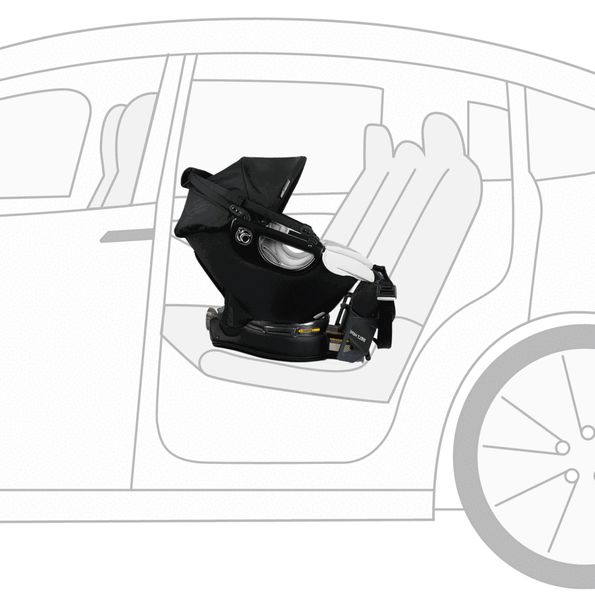 Orbit Baby Stroll & Ride Travel System - Lightweight Stroller & Car Seat Combo for Infants & Toddlers | Perfect for Air Travel, Shopping & Daily Outings