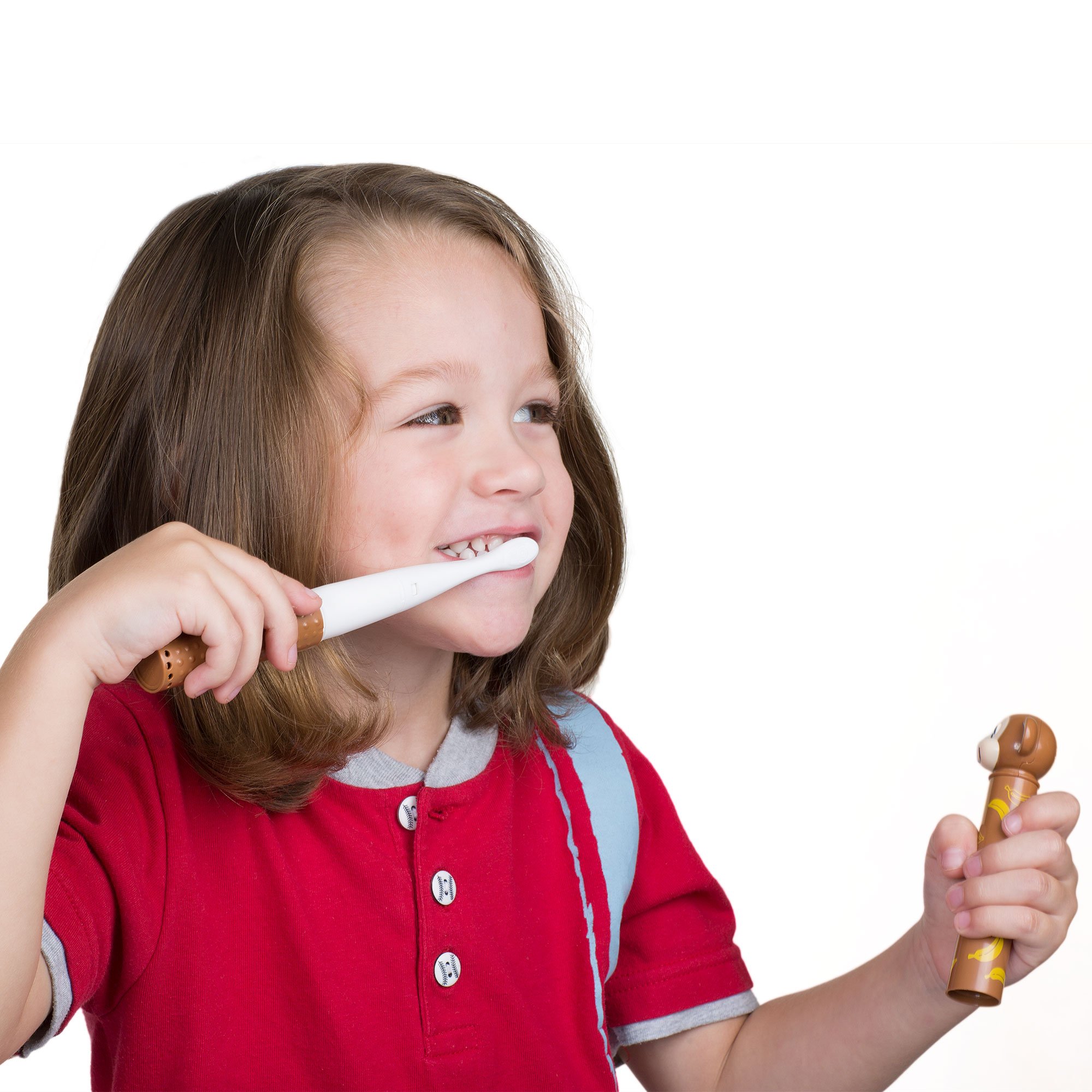 Nuby Electric Corded Toothbrush with Cute Owl Design - Soft Bristles for Kids & Adults - Perfect for Home, Travel & Daily Oral Care