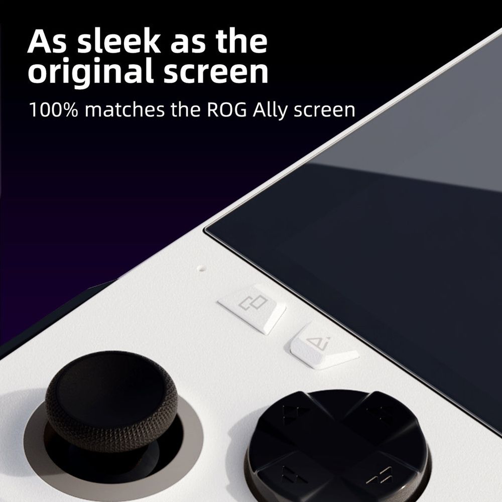 Skull & Co. Matte Screen Protector for ASUS ROG Ally X - 2 Pack with Easy Installation Positioner | Anti-Glare Protection for Gaming, Travel & Outdoor Use