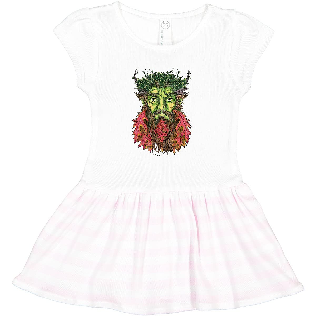 Inktastic Autumnal Equinox Green Man Toddler Dress - Cute Fall Outfit for Baby Girls & Boys | Perfect for Halloween, Thanksgiving & Autumn Photoshoots