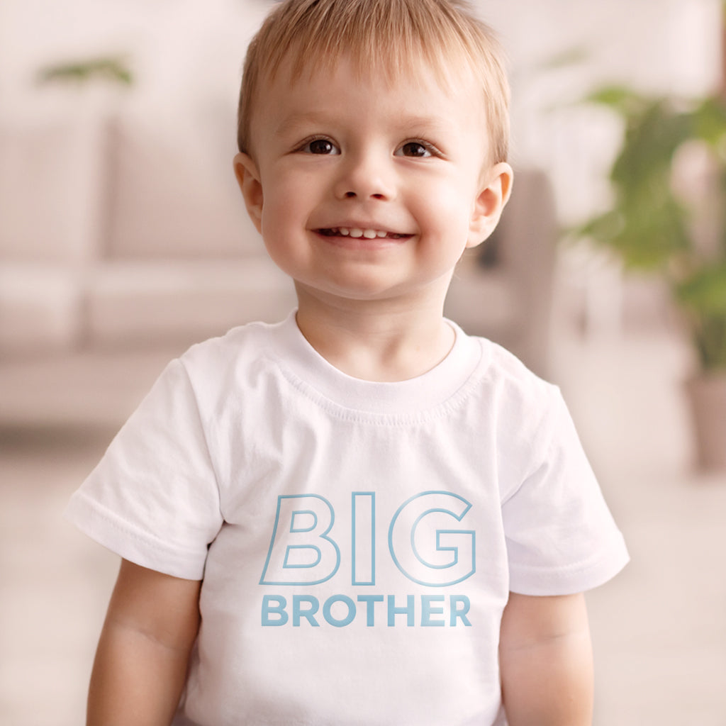 Custom Big Brother T-Shirt for Men & Women - Soft Short Sleeve Cotton Tee - Perfect for Sibling Gifts, Family Reunions & Matching Outfits