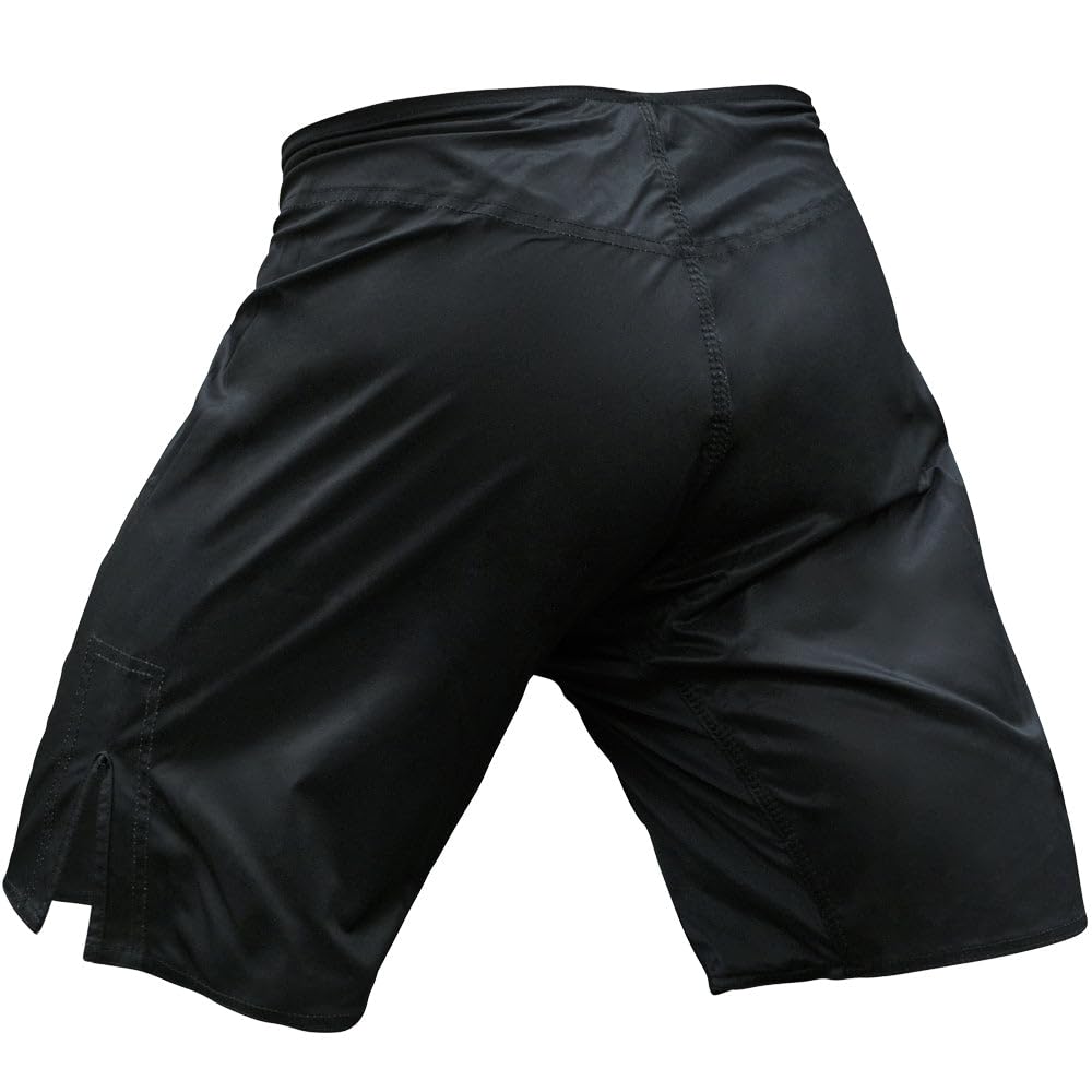Meister Elite Flex Fighter MMA Board Shorts - Lightweight & Durable Training Shorts for MMA, BJJ, Gym Workouts - No Logo Design - Perfect for Combat Sports & Fitness Training