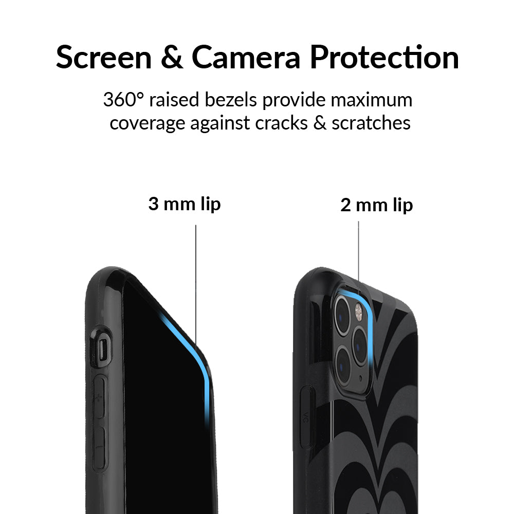 Sweethearts Noir iPhone Case - Trendy Protective Cover for iPhone 13/14/15 Pro Max - Slim Shockproof Phone Case with Stylish Design - Perfect for Everyday Use, Travel & Gifting