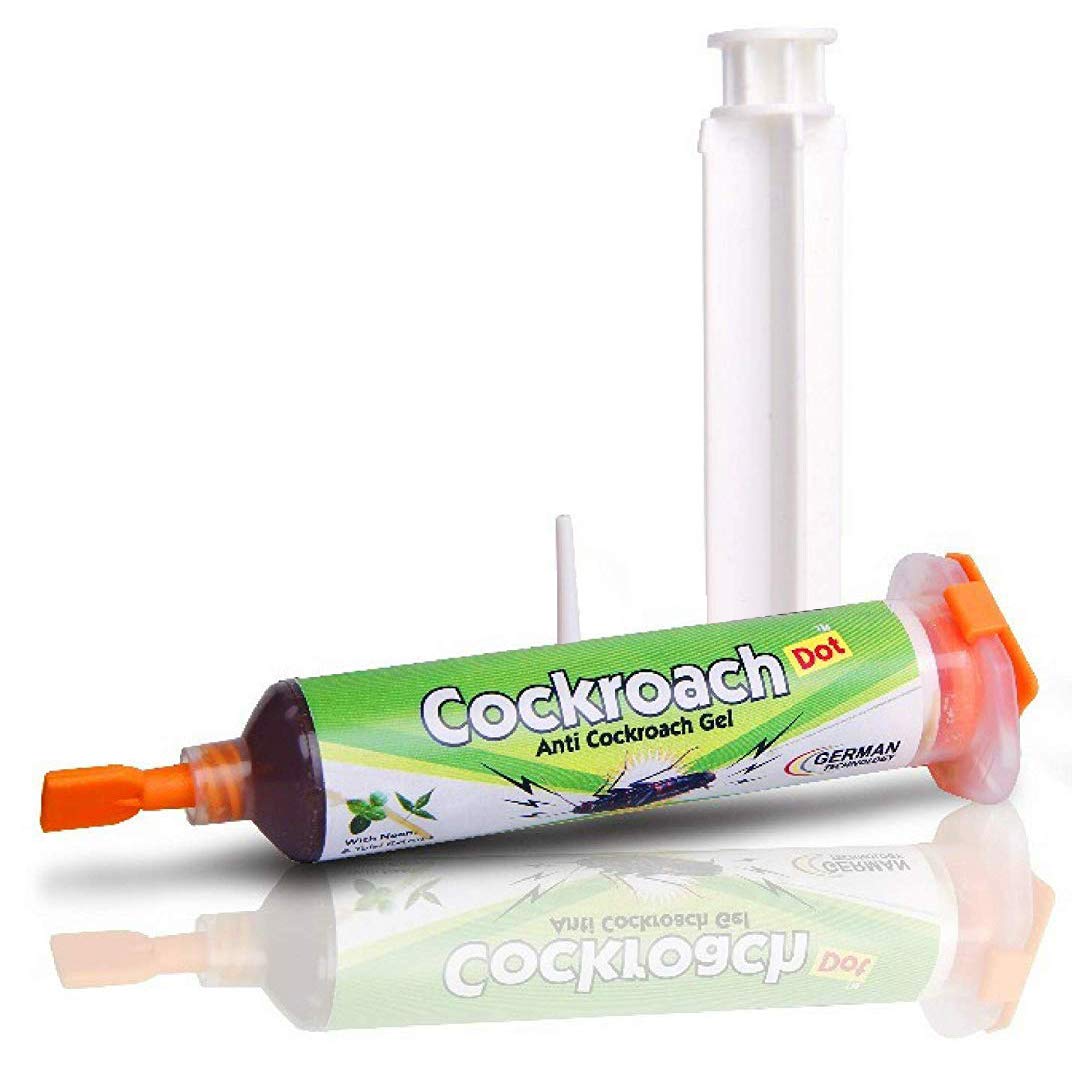 Anti Cockroach Gel Bait with Neem Extract (40g) - Powerful Roach Killer for Home & Kitchen - Easy-to-Use Injection Formula for Effective Pest Control | Ideal for Apartments, Restaurants & Food Storage Areas