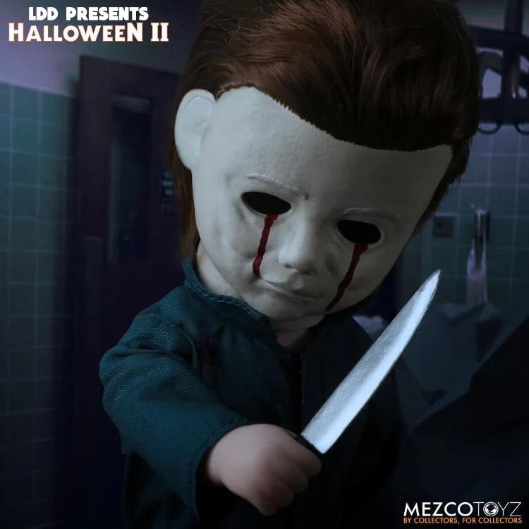 Halloween II (1981) Michael Myers Mask - Official LDD Licensed Horror Movie Costume Accessory for Halloween Parties & Cosplay